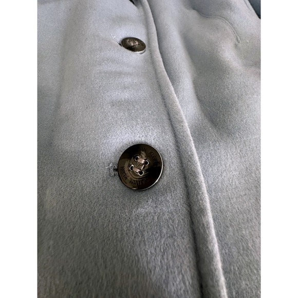 Calvin Klein Pastel Blue Wool Blend Peacoat Long Womens Size 12 -‎ New With Tags - Picture 2 of 11